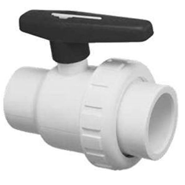 Praher 1.5 in. Single Union Ball Valve Socket & Fip PR150011